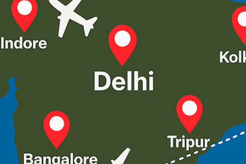 Duke Jia Delhi Branch Map